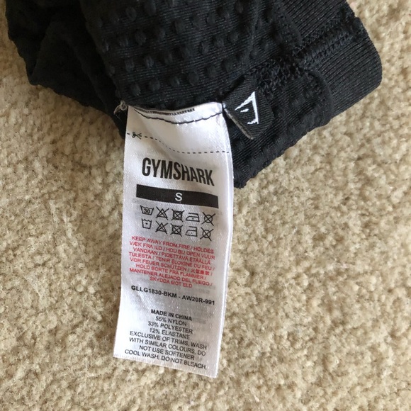 Gymshark Black Seamless Tight Leggings size Small - Picture 8 of 9